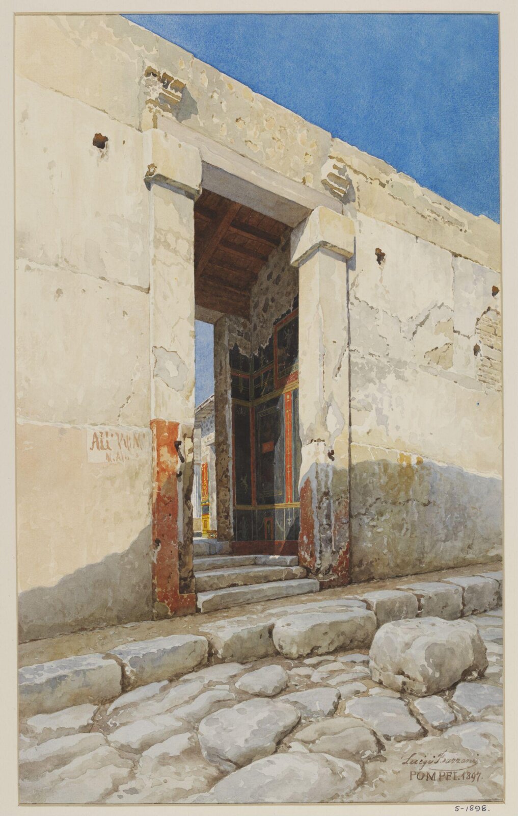 Entry to a Roman House, Luigi Bazzani, 1895