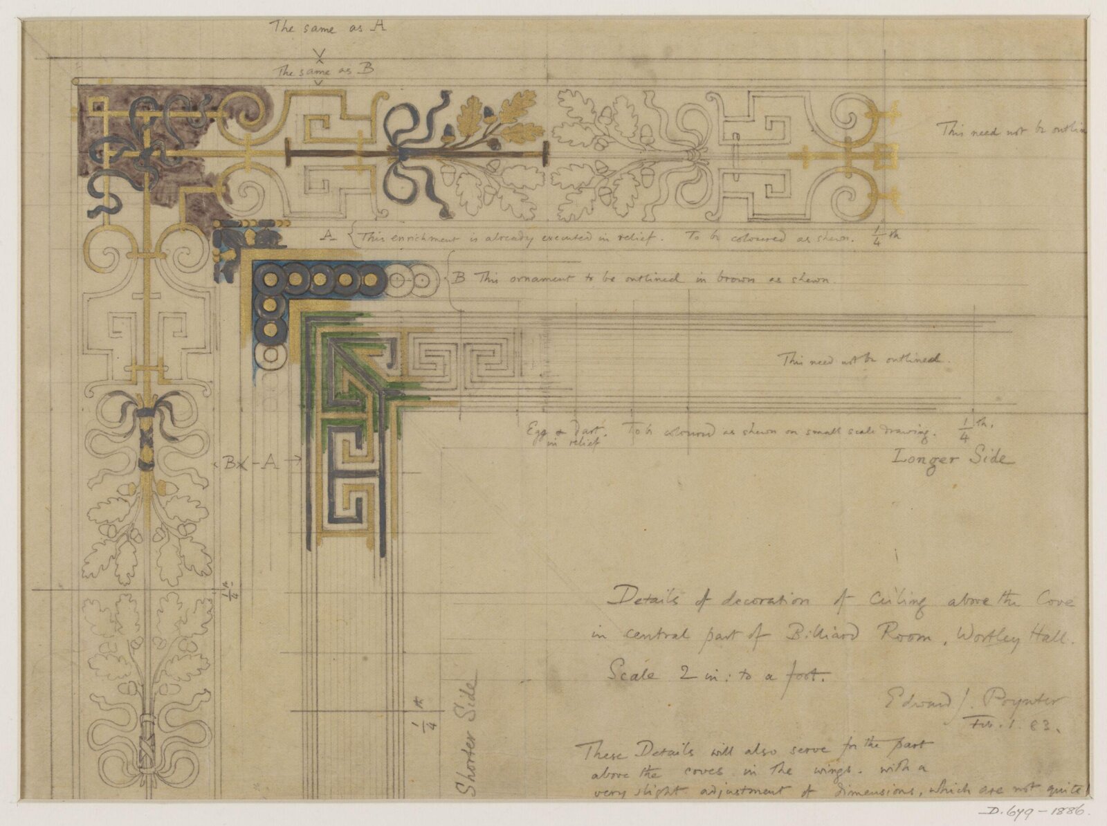 Drawing, Edward John Poynter, February 1st 1883
