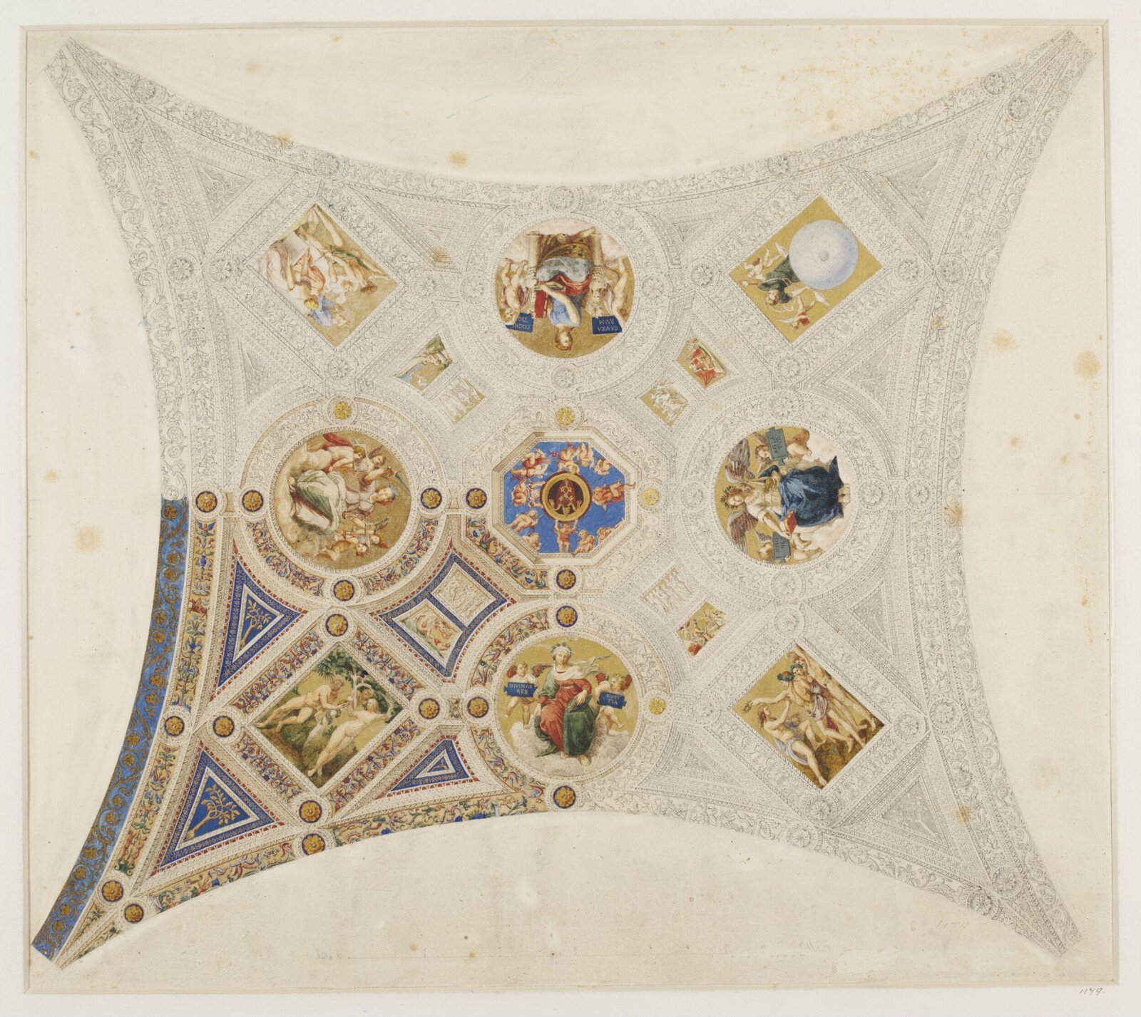 Drawing, Ludwig Wilhelm Heinrich Gruner, 19th century