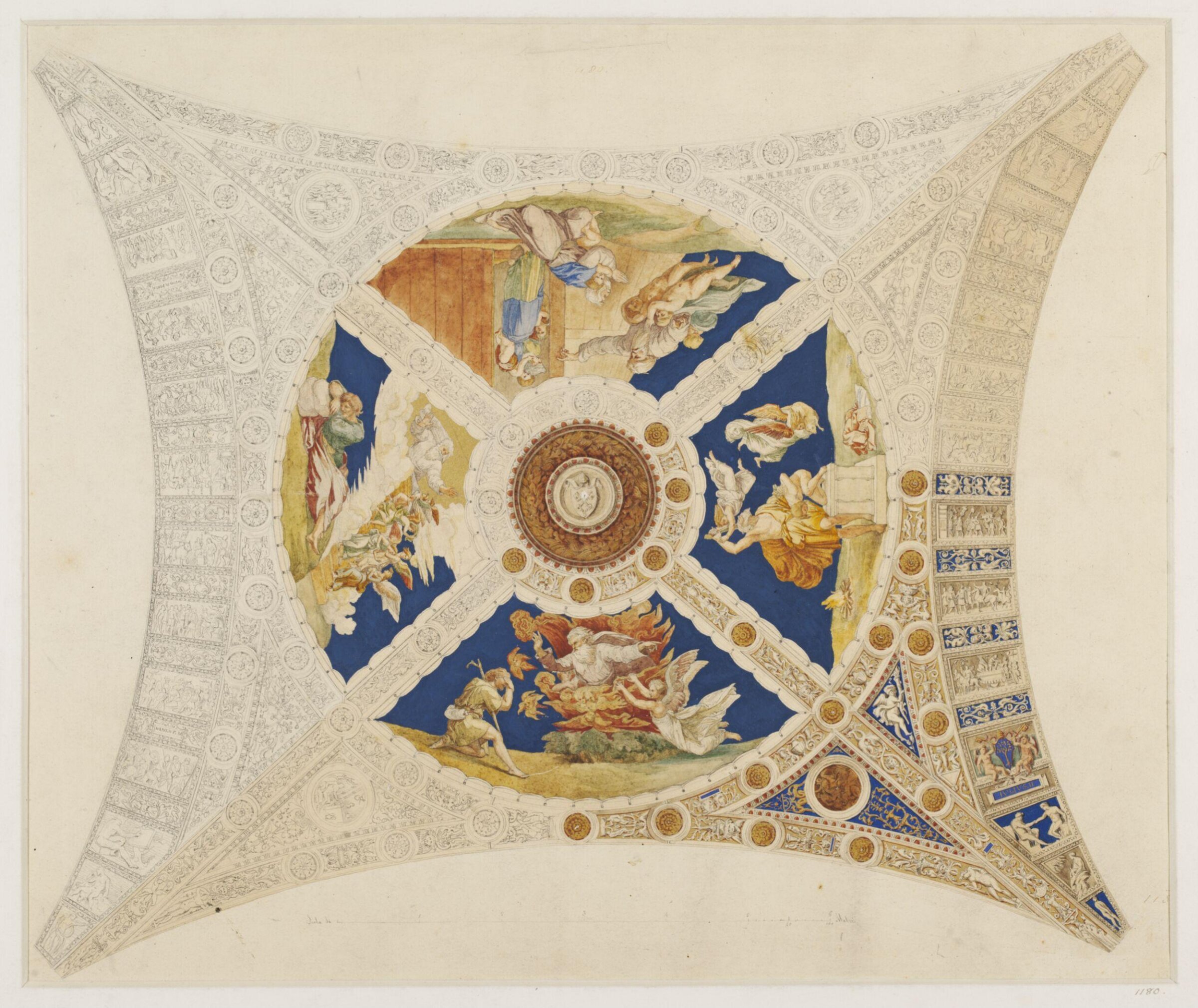Drawing, Ludwig Wilhelm Heinrich Gruner, 19th century