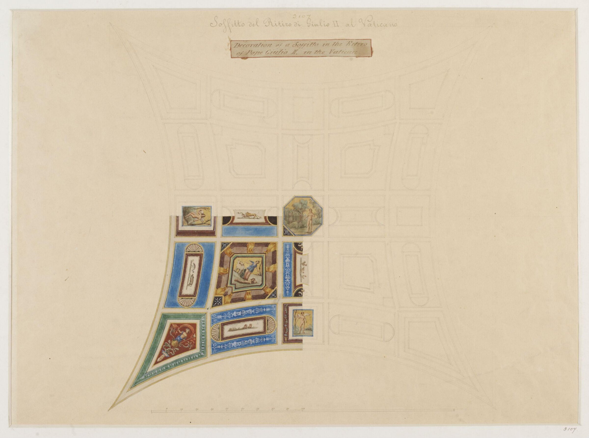 Drawing, Ludwig Wilhelm Heinrich Gruner, 19th century
