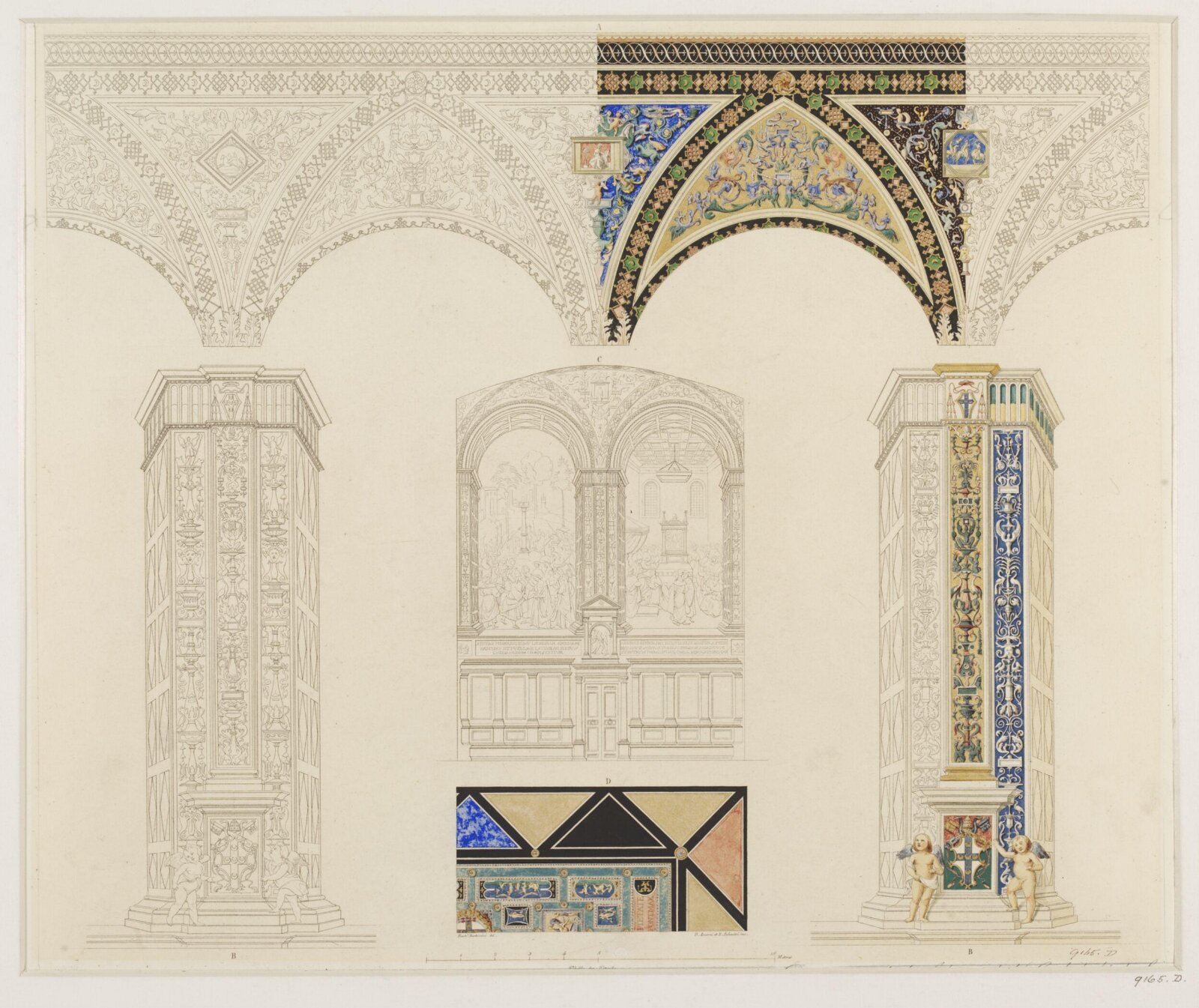 Drawing, Ludwig Wilhelm Heinrich Gruner, 19th century