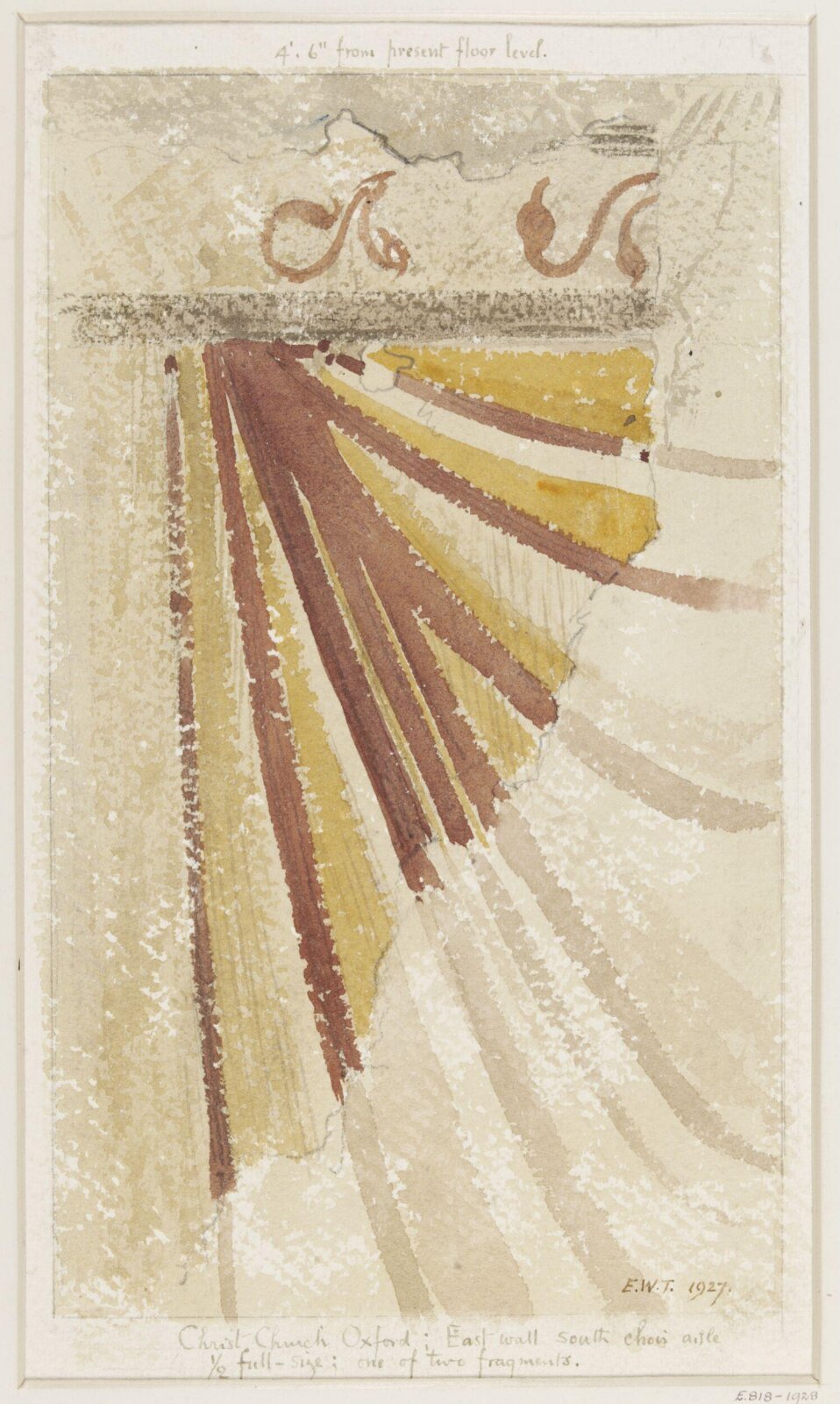 Drawing, Ernest William Tristram, 1927