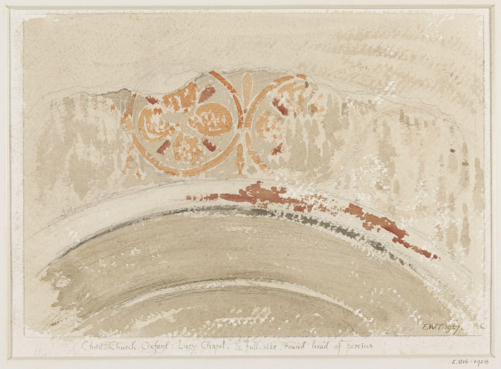 Drawing, Ernest William Tristram, 1927