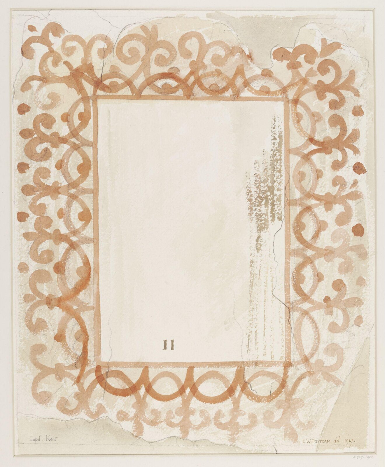 Drawing, Ernest William Tristram, 1927