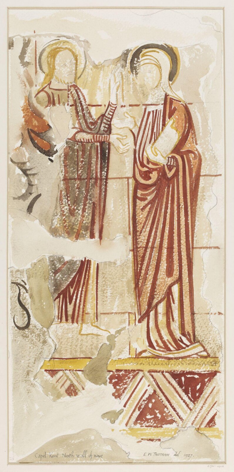 Drawing, Ernest William Tristram, 1927