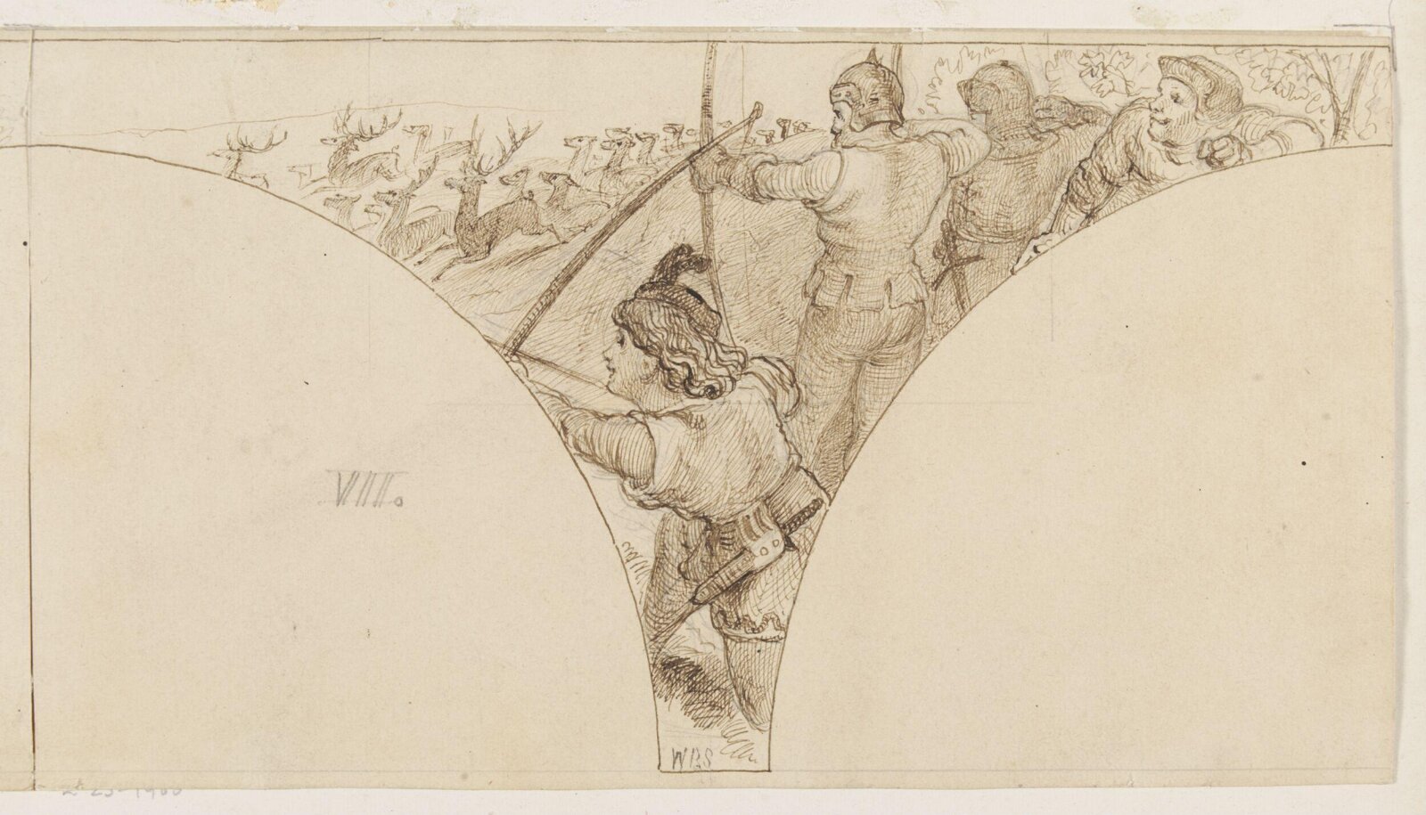The Battue, William Bell Scott, ca. 1865
