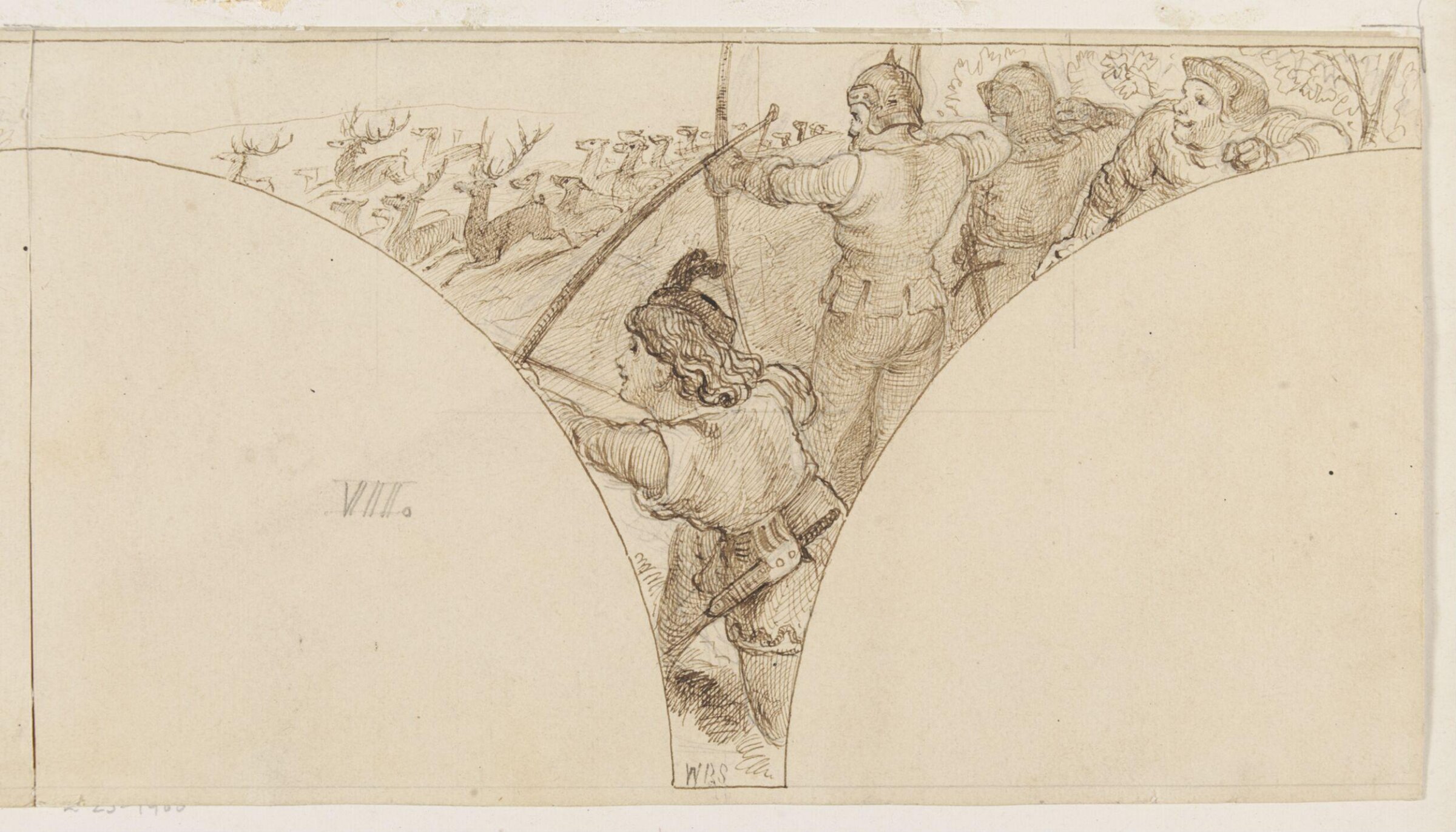 The Battue, William Bell Scott, ca. 1865