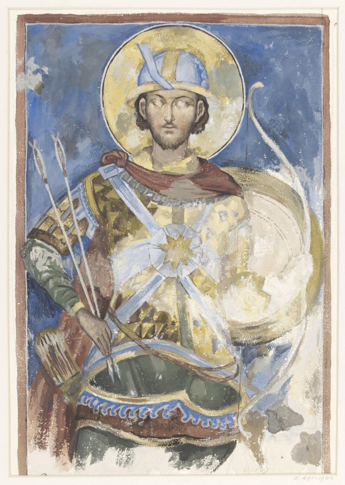 Drawing, Vasa Pomorišac, ca. 1923
