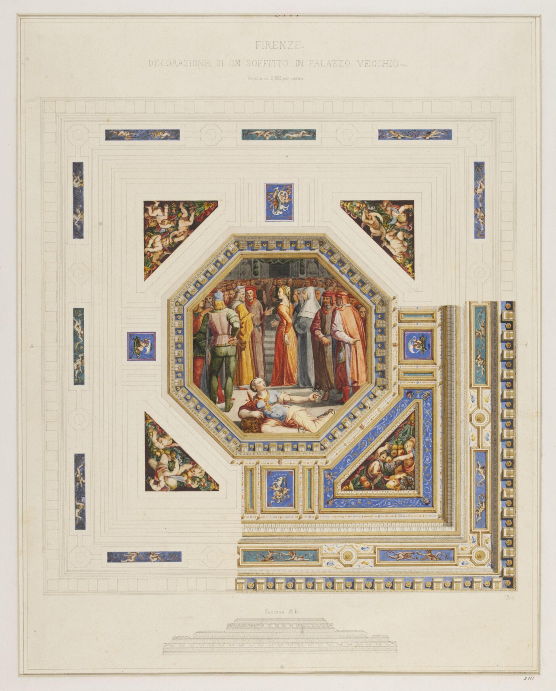 Designs of Italian Decoration, Ludwig Wilhelm Heinrich Gruner, 19th century