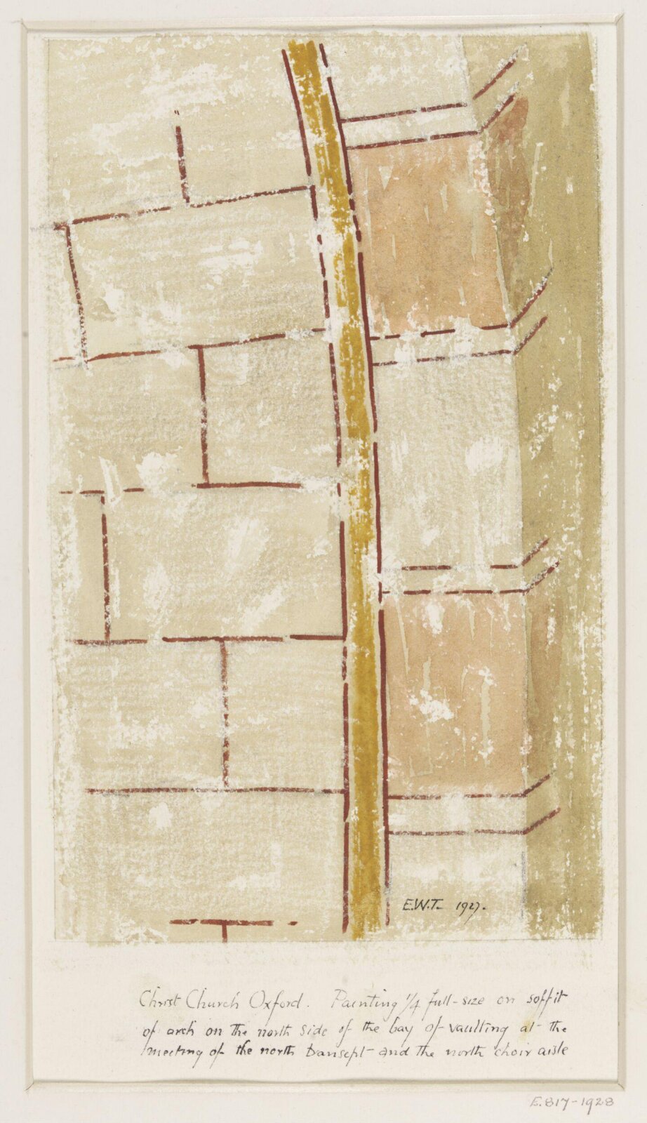 Drawing, Ernest William Tristram, 1927