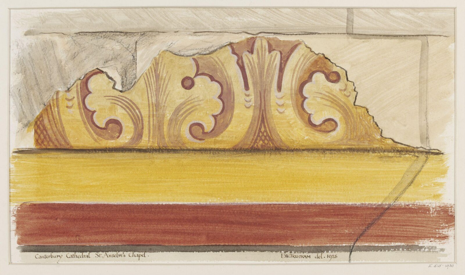 Drawing, Ernest William Tristram, 1928