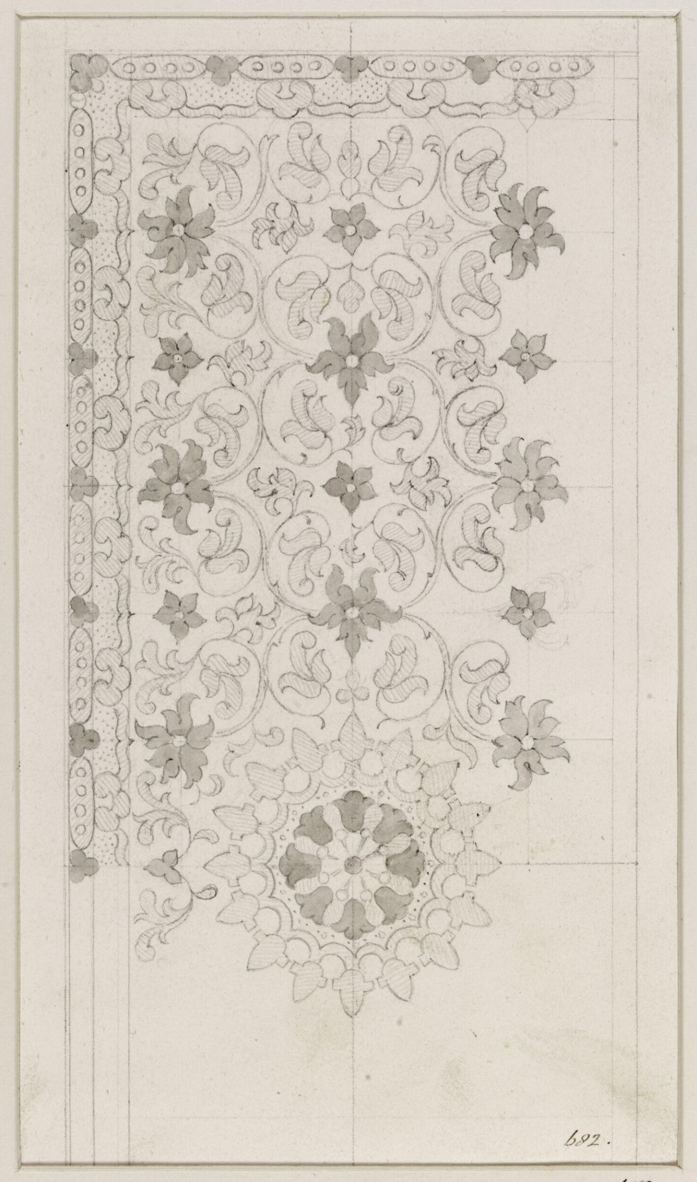Drawing, attributed to Charles Ernest Clerget, 18th century