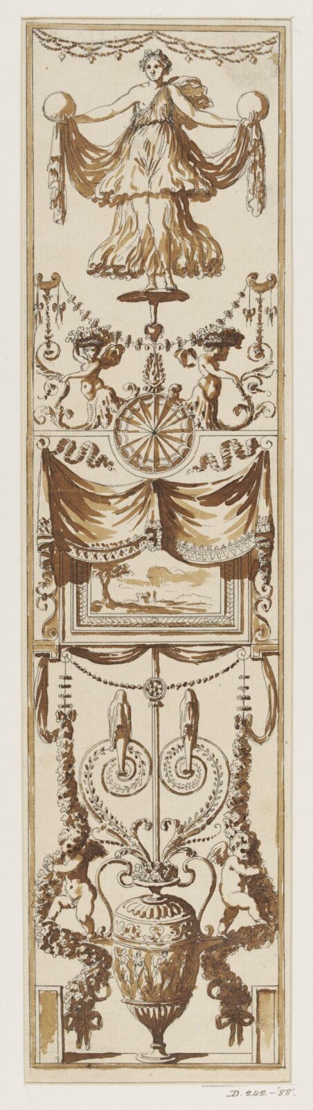 Drawing, Jean-Baptiste Huet, 18th century