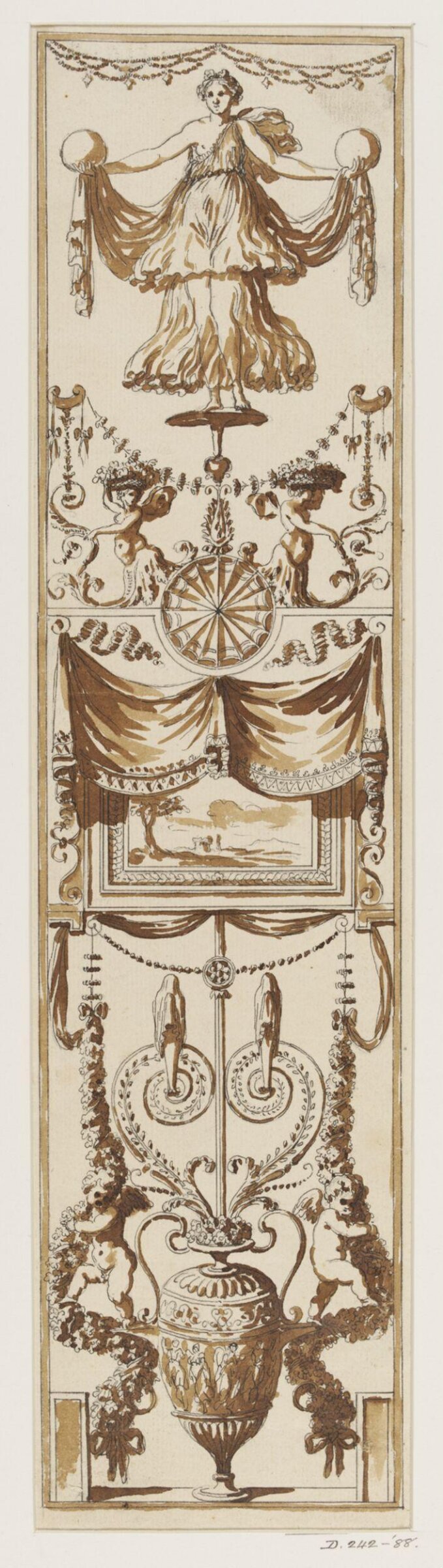 Drawing, Jean-Baptiste Huet, 18th century