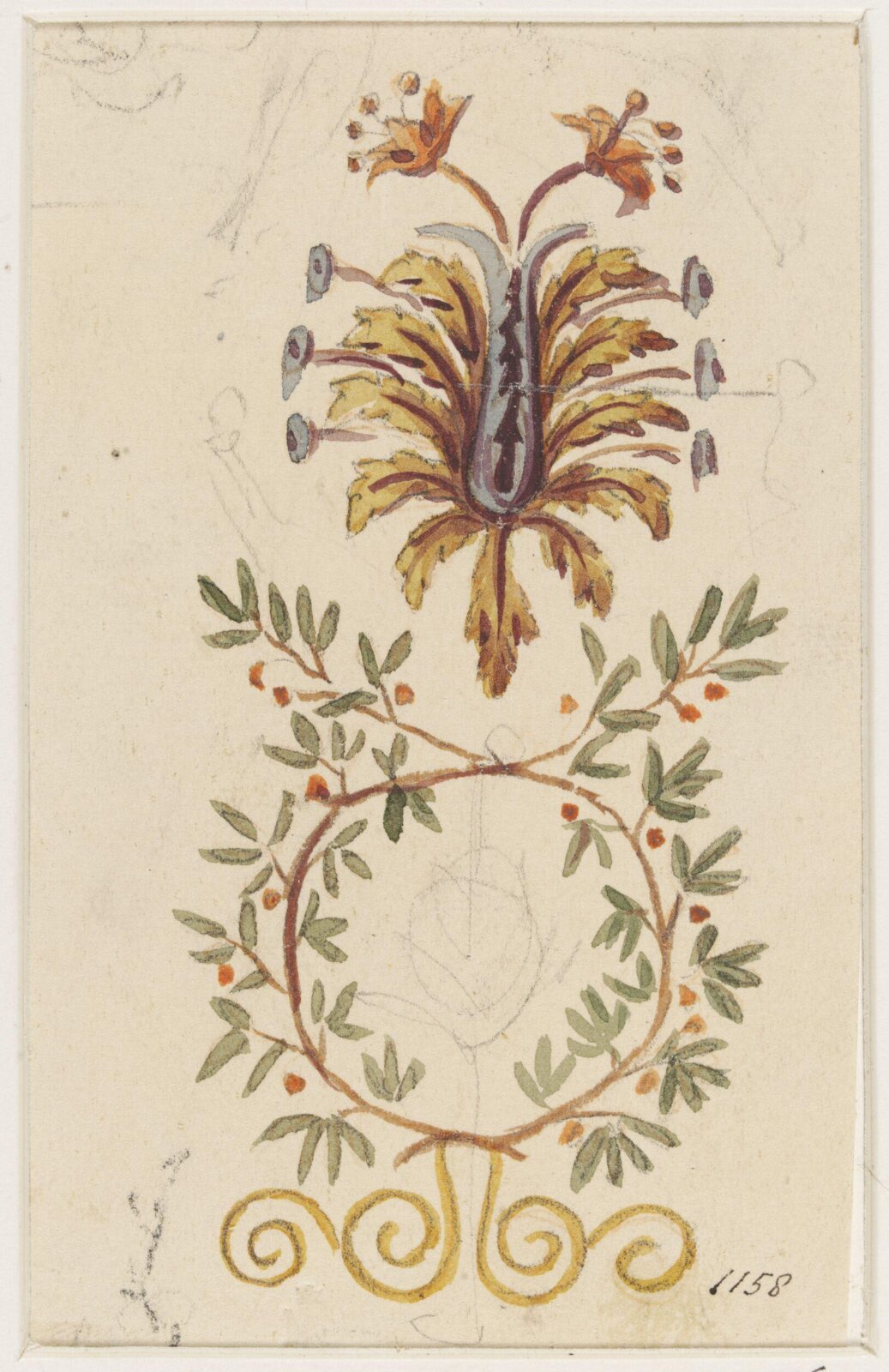 Drawing, attributed to Andien de Clermont, 18th century