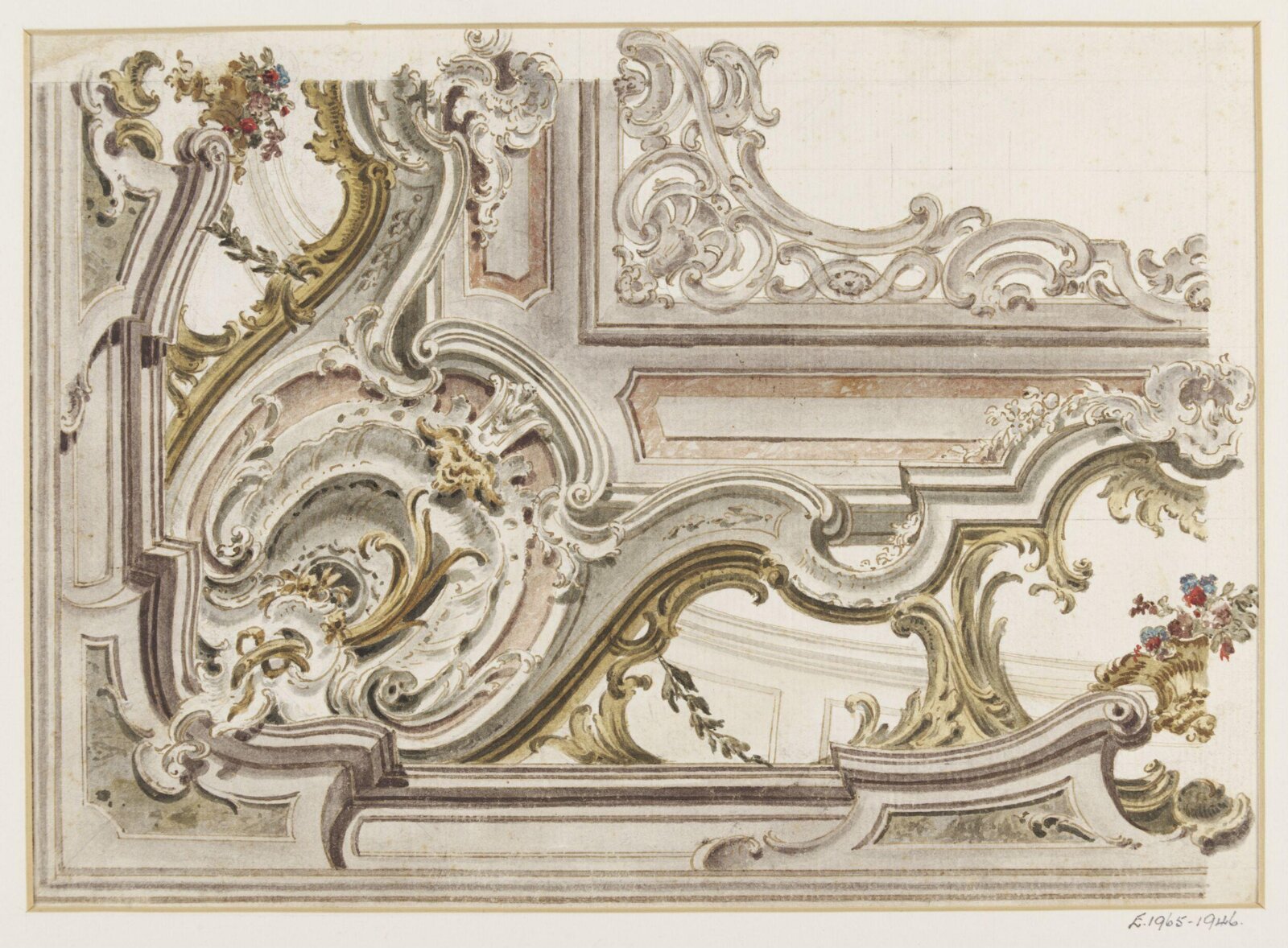 Drawing, Francois de Cuvillies, c.1740