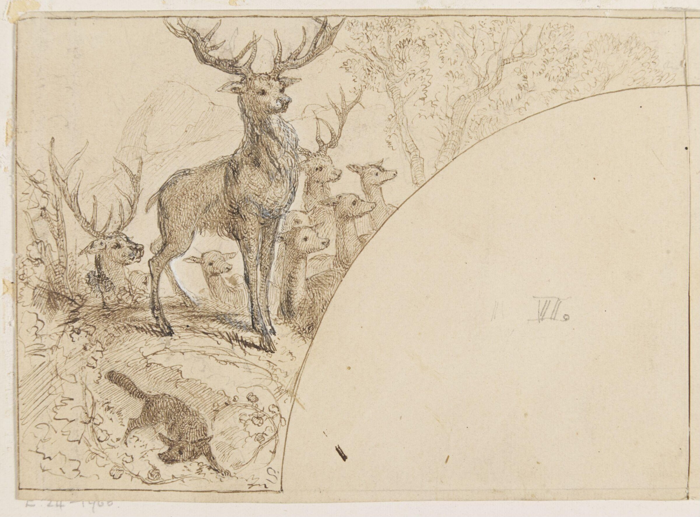 The Hunting, William Bell Scott, ca. 1865