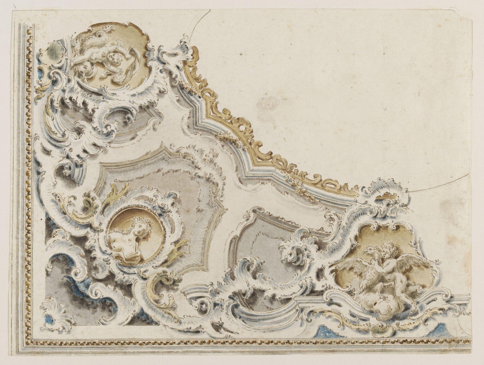 Drawing, Francois de Cuvillies, c.1740
