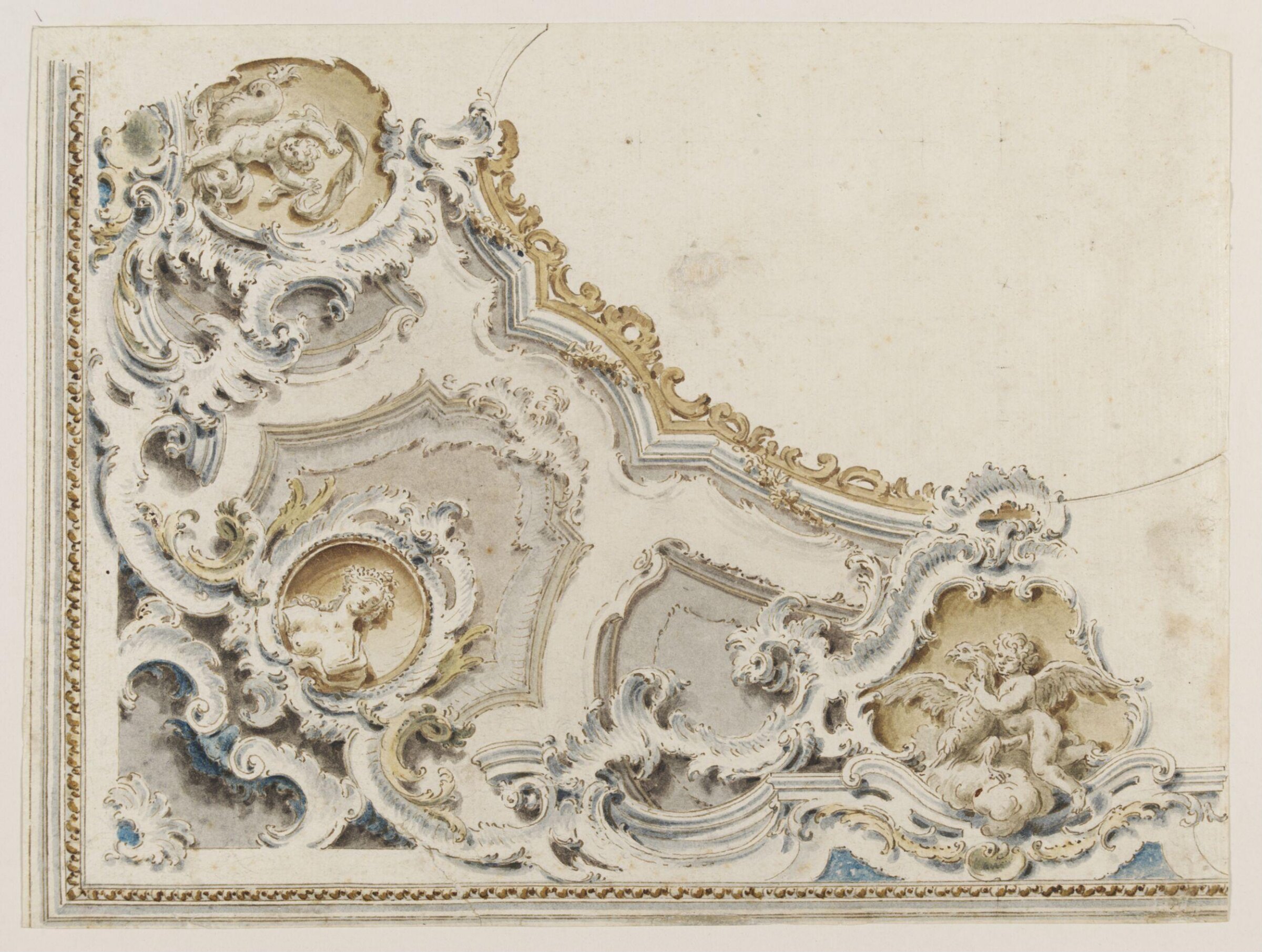 Drawing, Francois de Cuvillies, c.1740