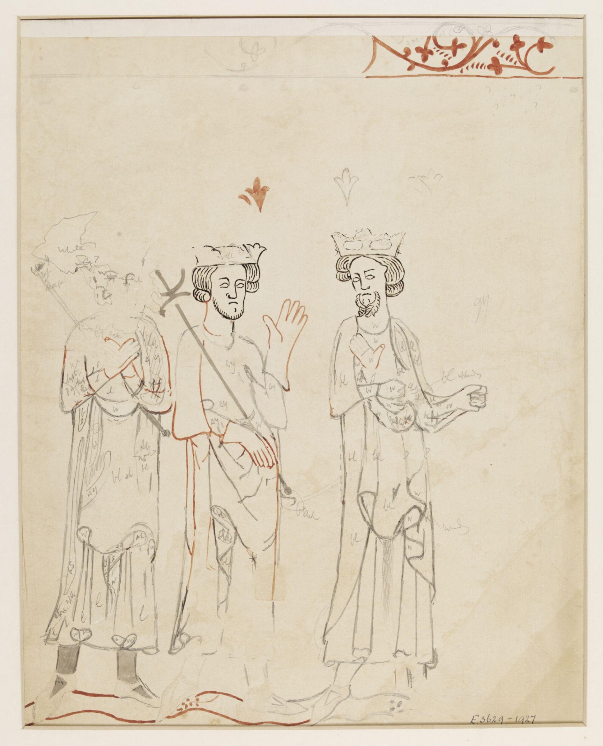 The Three Living and the Three Dead, James Richardson Holliday, first quarter 20th century