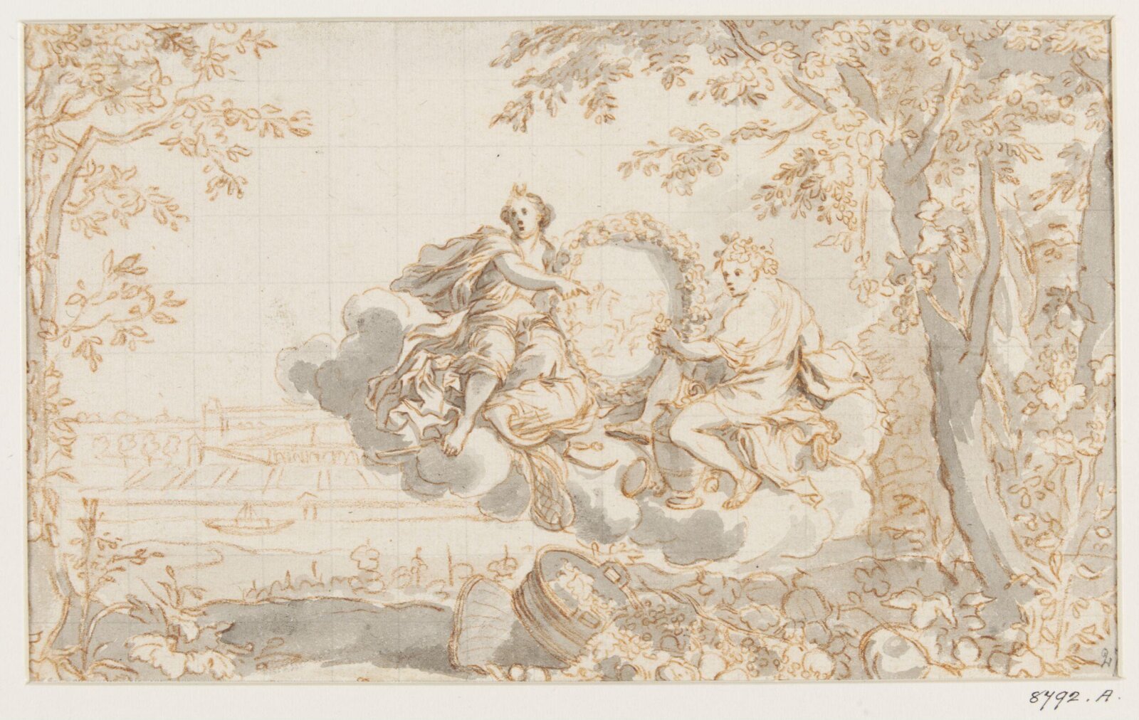 Drawing, Sébastien Le Clerc the elder, circa 1690