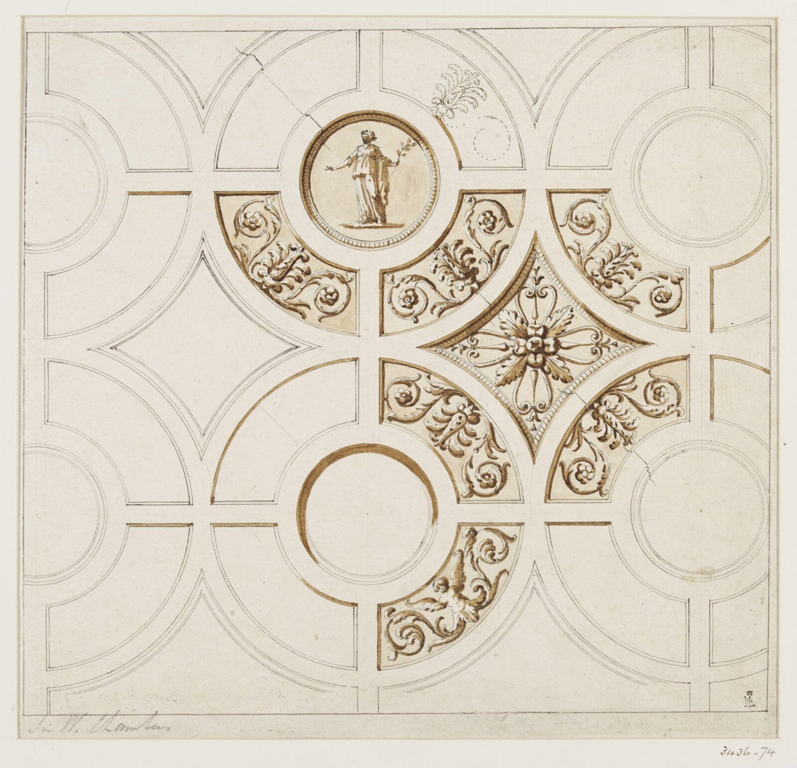 Drawing, William Chambers, 18th century