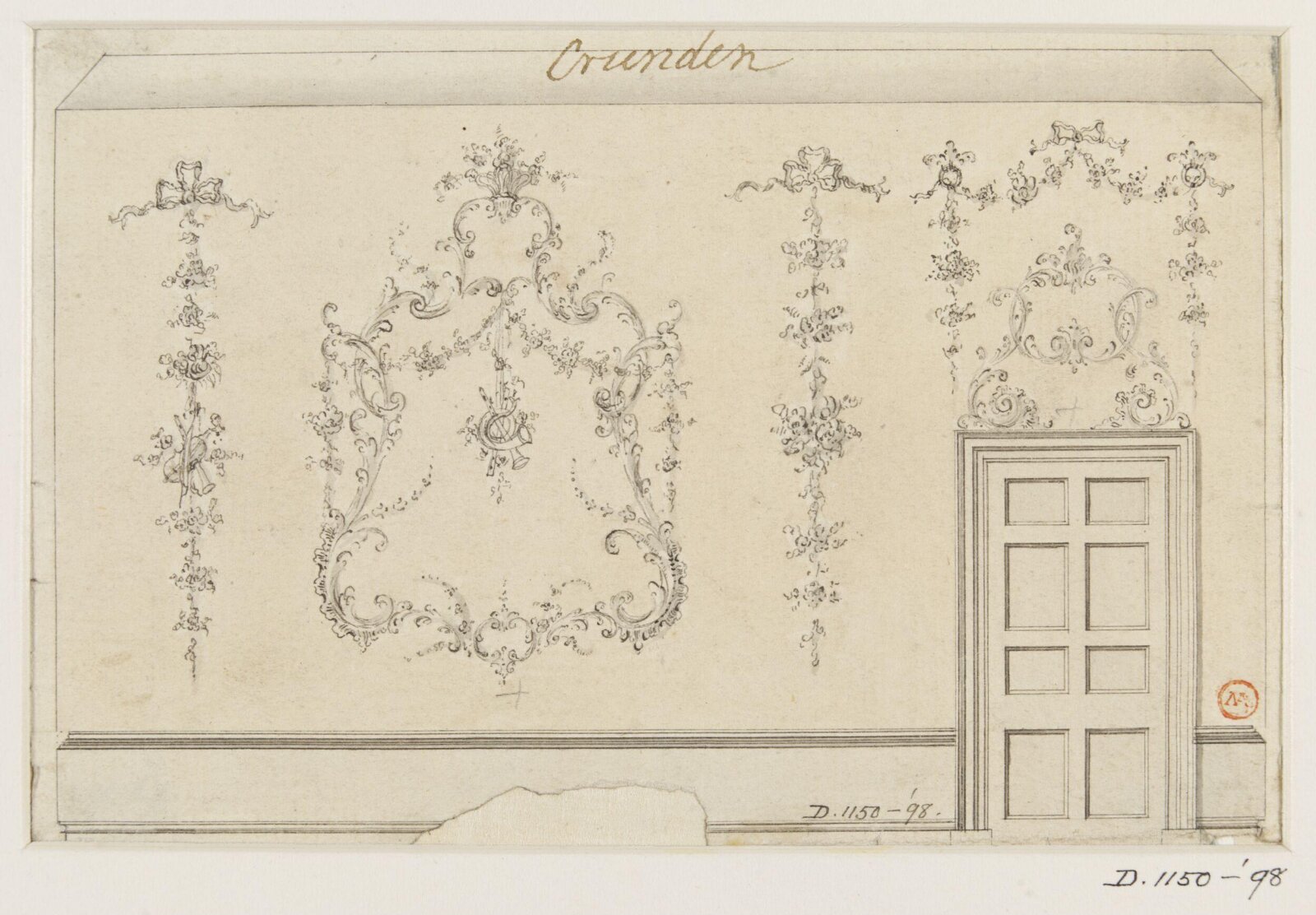 Drawing, John Crunden, late 18th century