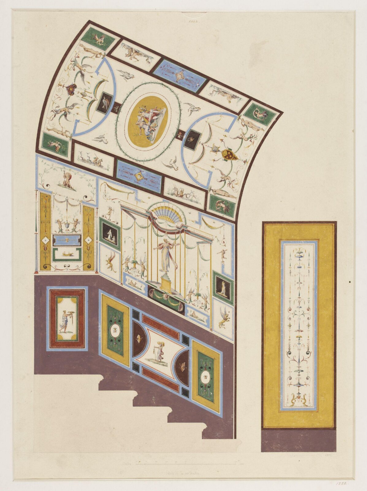 Drawing, Ludwig Wilhelm Heinrich Gruner, 19th century
