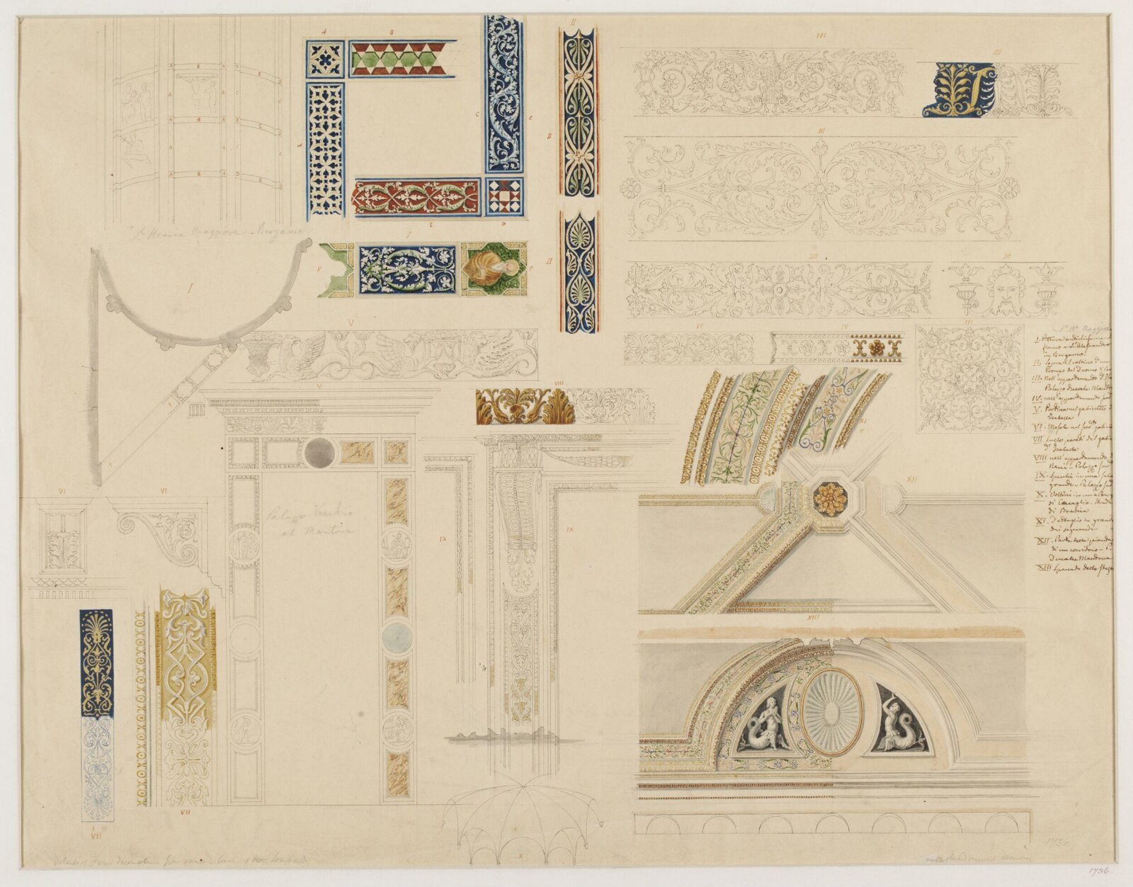 Drawing, Ludwig Gruner, 19th century