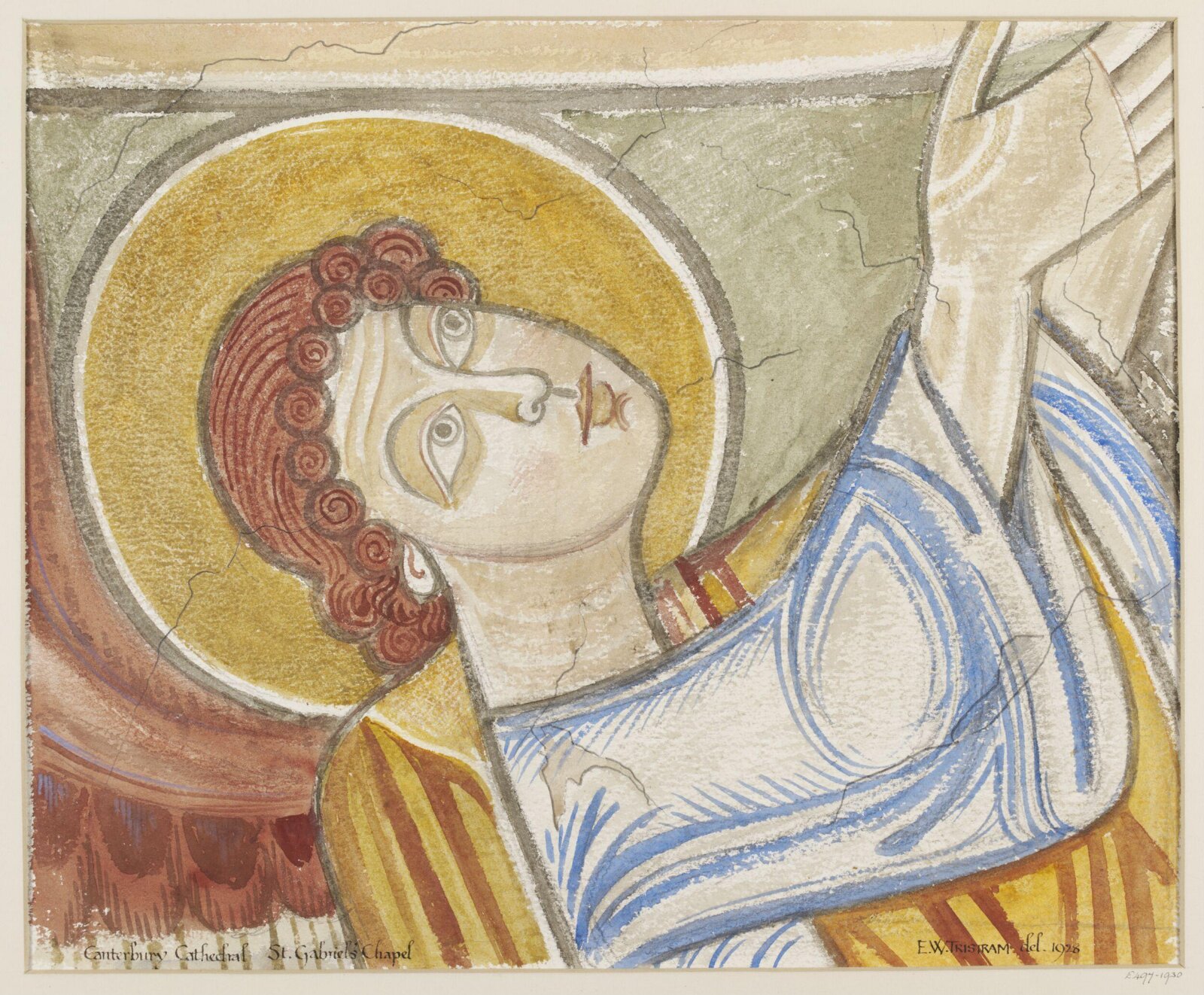 Drawing, Ernest William Tristram, 1928