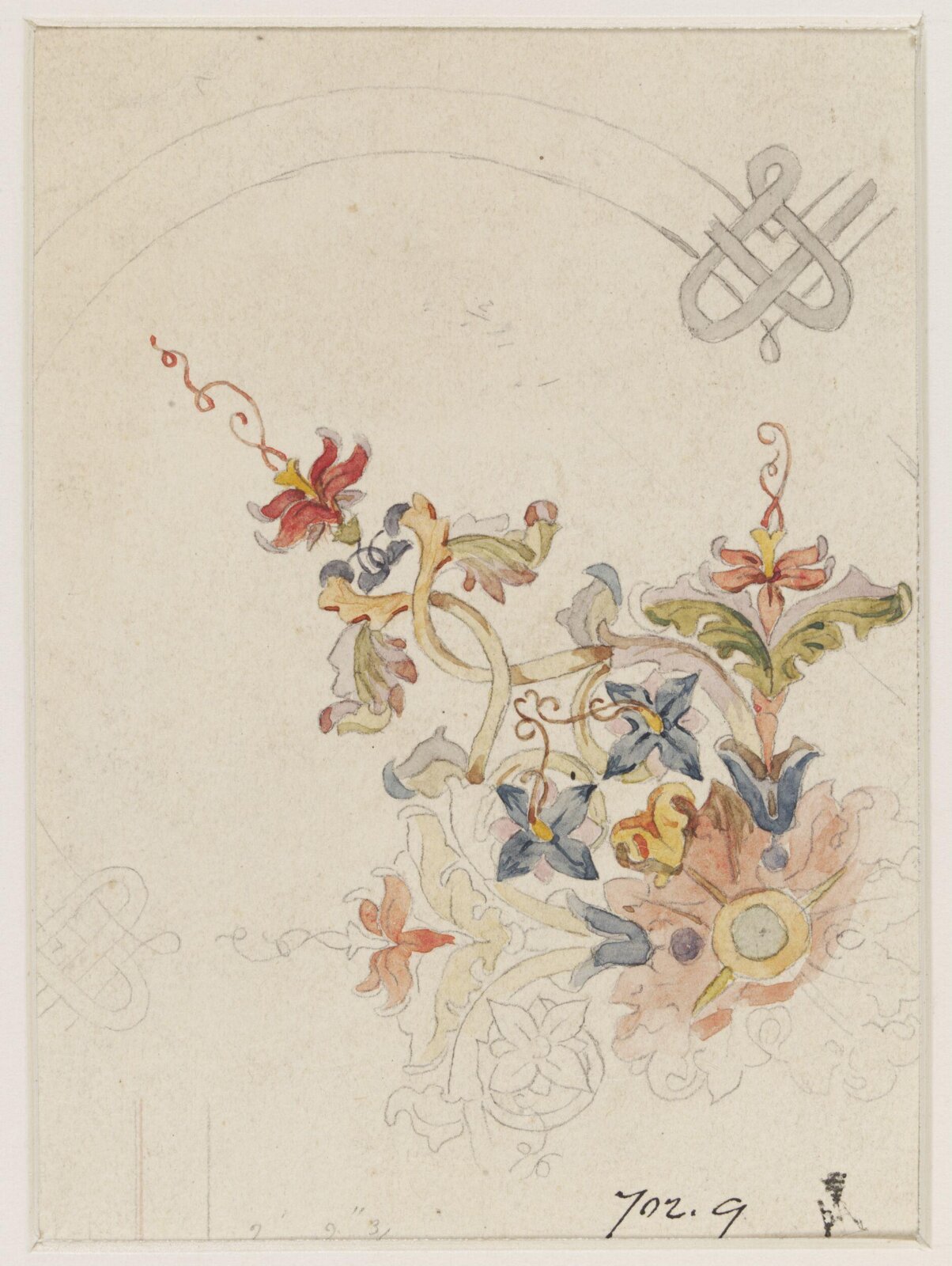 Drawing, attributed to Charles Ernest Clerget, 19th century