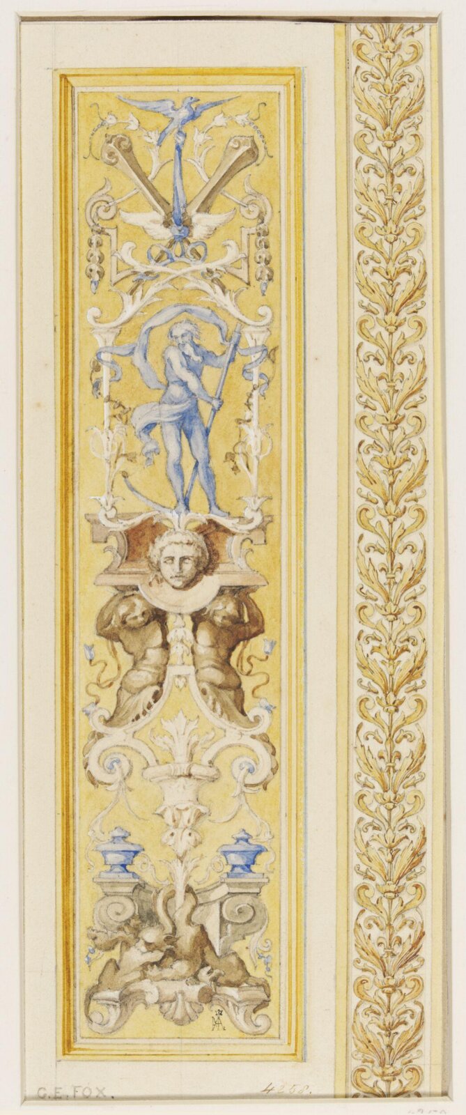 Drawing, G.E. Fox