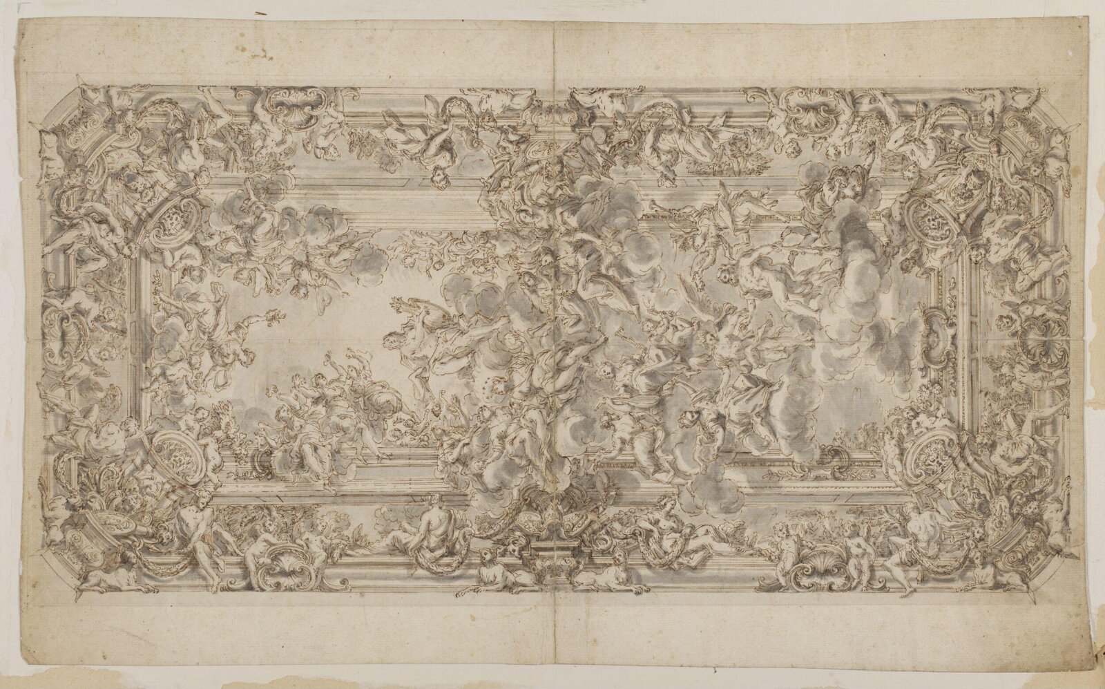Drawing, 1700-1750