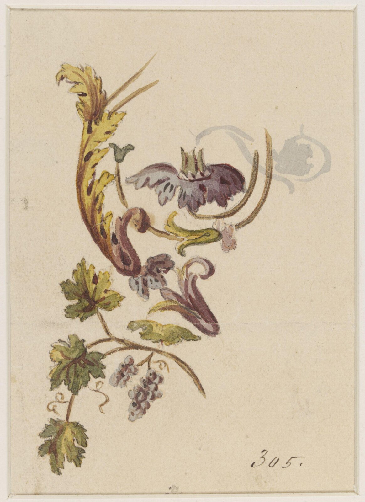 Drawing, attributed to Andien de Clermont, 18th century