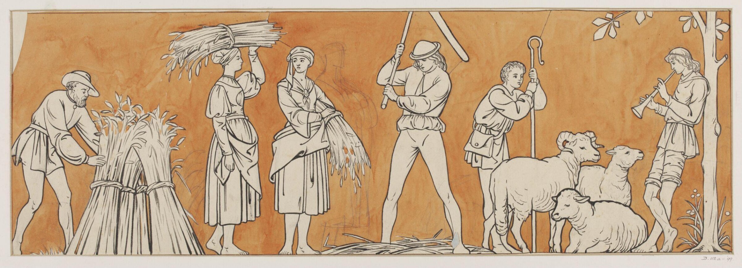 Drawing, Henry Stacy Marks, 19th century