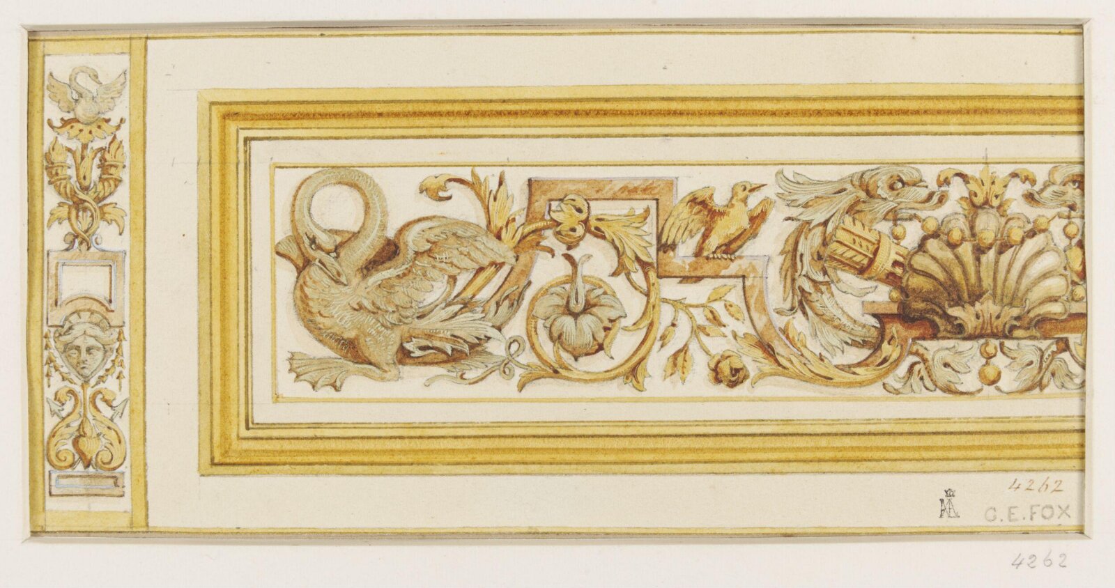 Drawing, G.E. Fox