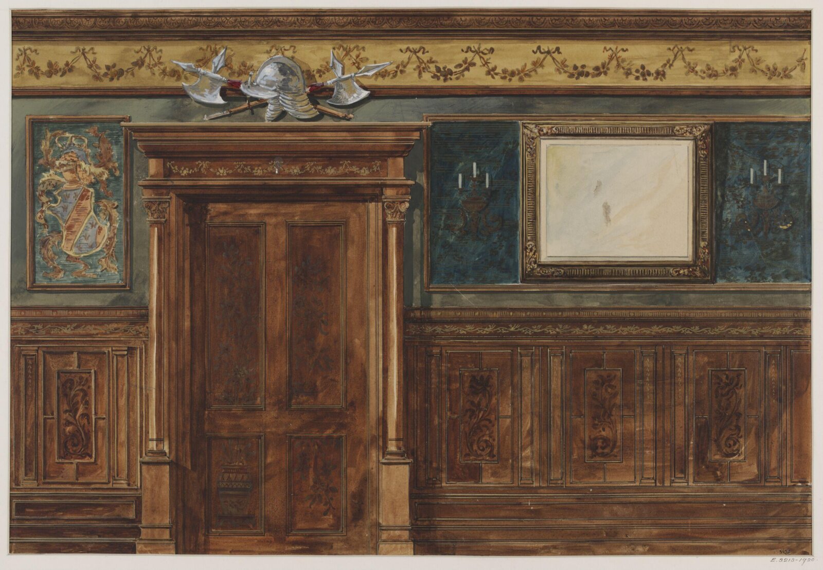 Drawing, Louis Silas, ca. 1890