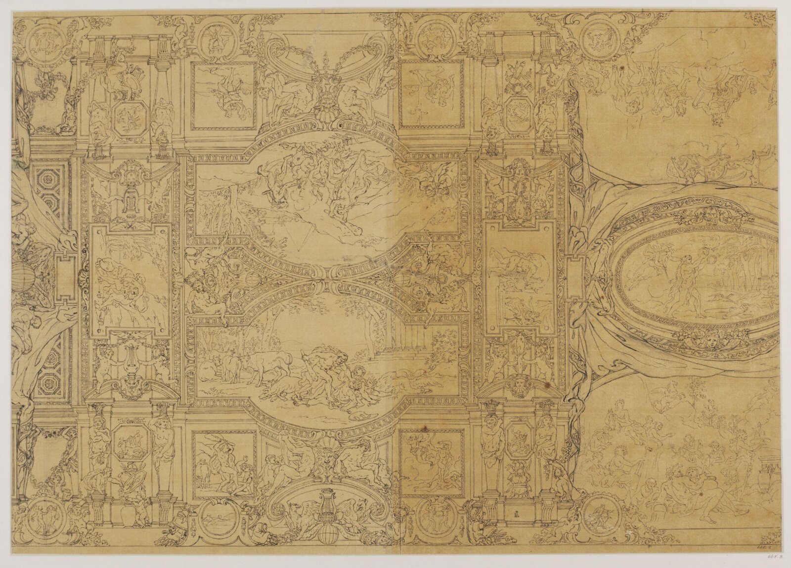Drawing, 1736