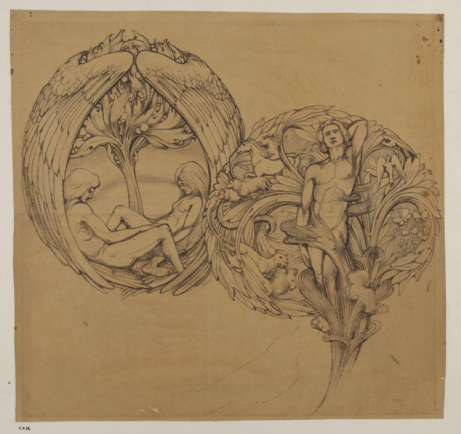 Drawing, Arthur Silver, ca. 1893