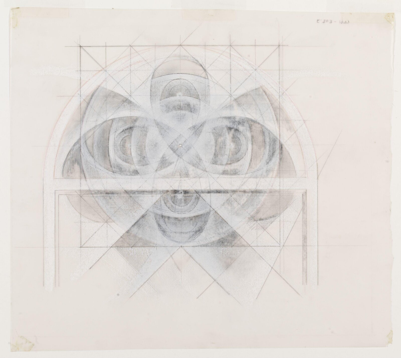 Drawing, Walter Thomas Monnington, 1953-4