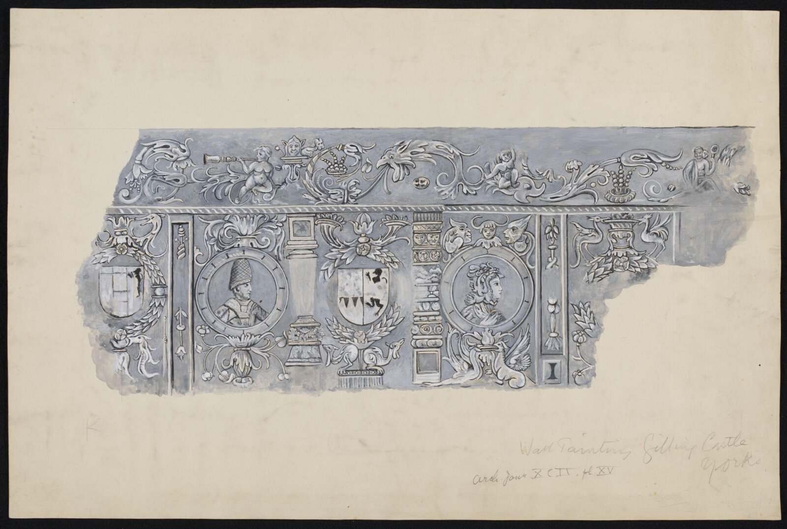 Gilling Castle, Yorkshire, Francis W. Reader, 20th century