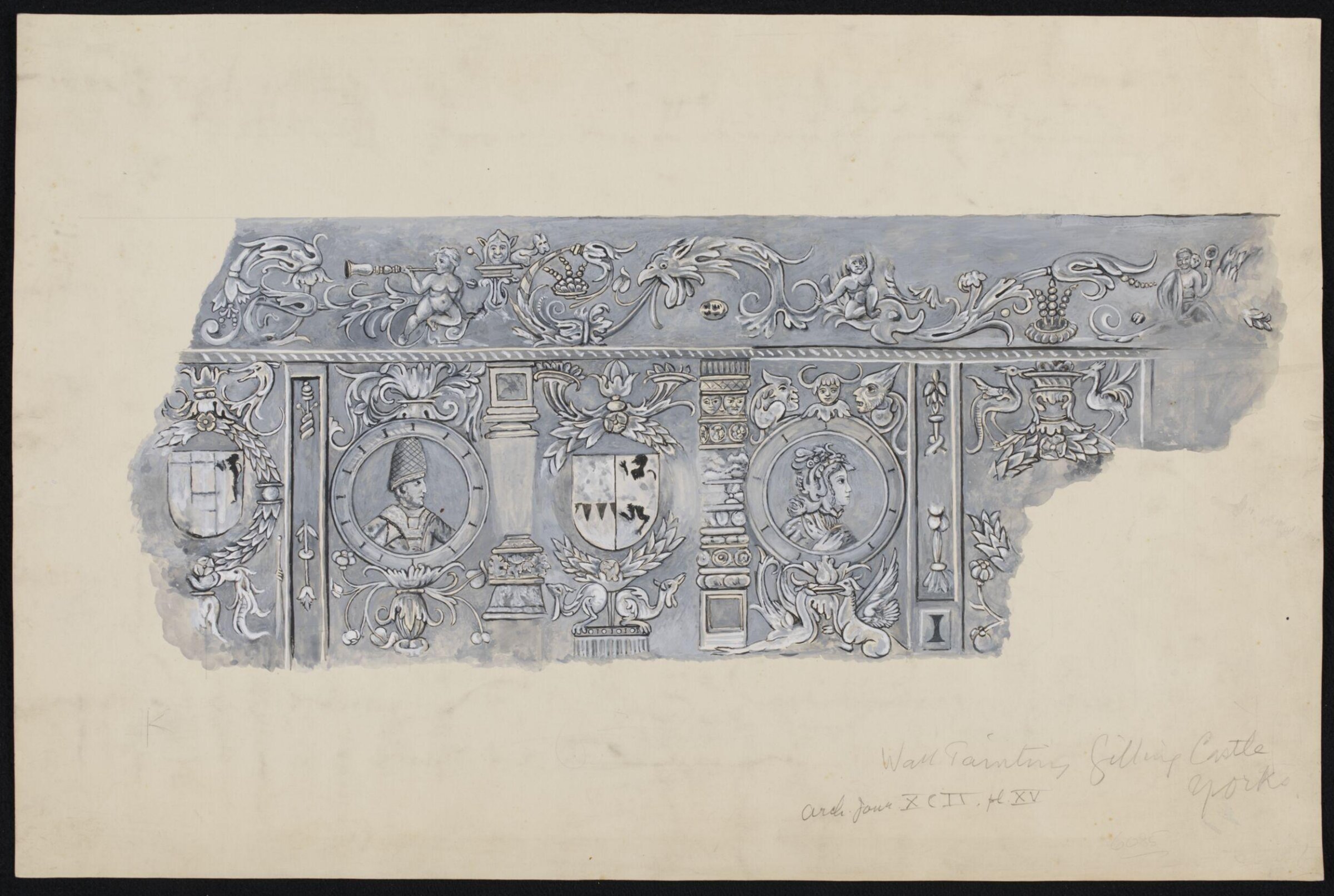Gilling Castle, Yorkshire, Francis W. Reader, 20th century