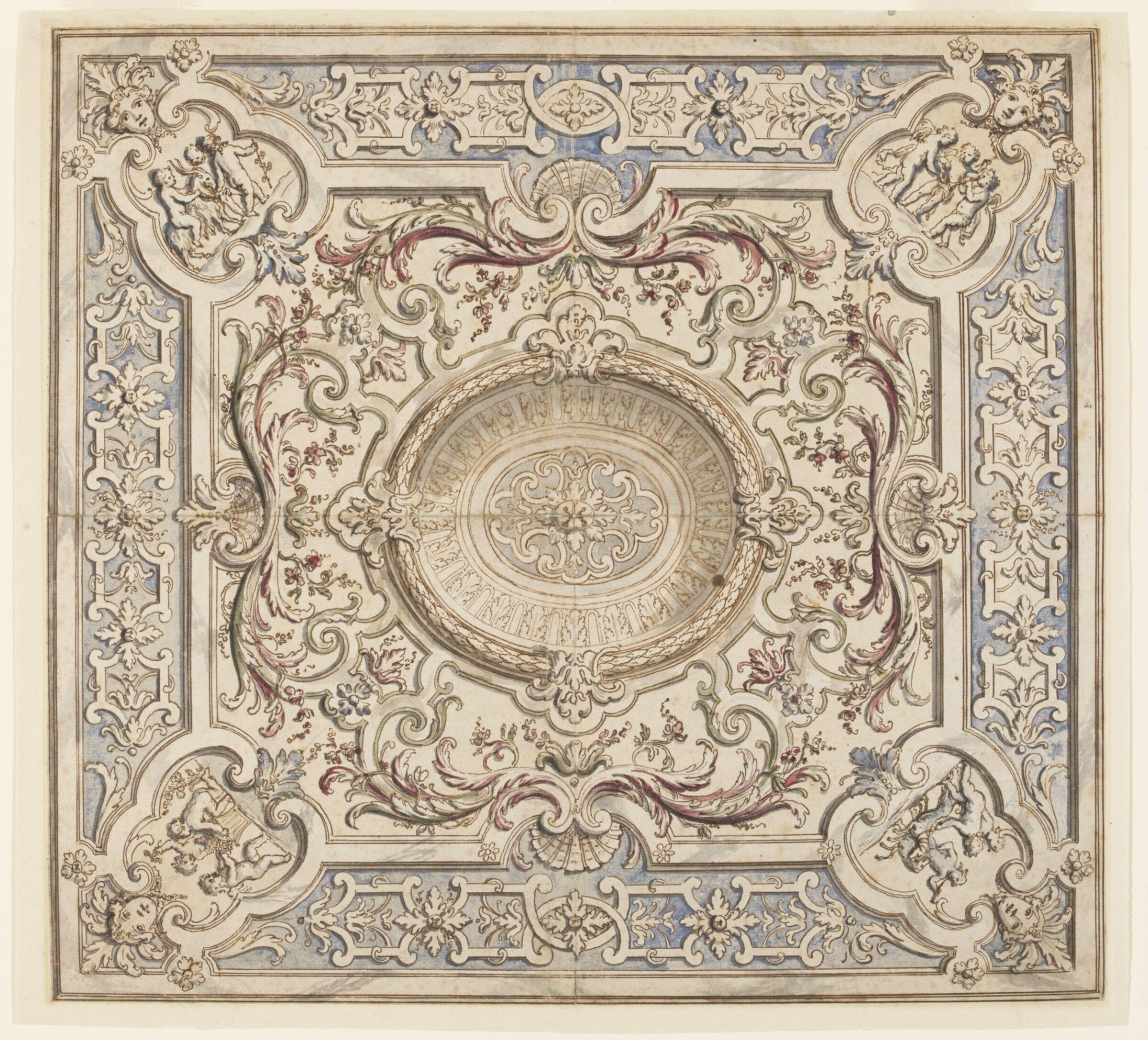 Drawing, Jean Cotelle, 1630 - 1640