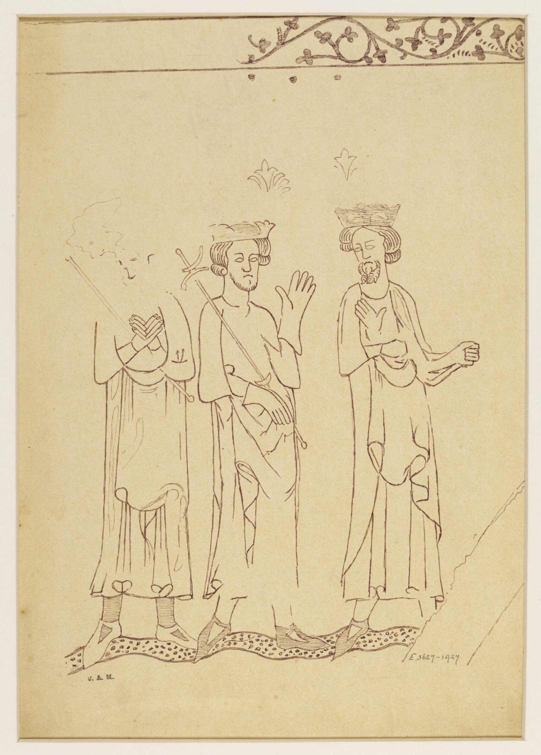 The Three Living and the Three Dead, James Richardson Holliday, first quarter 20th century