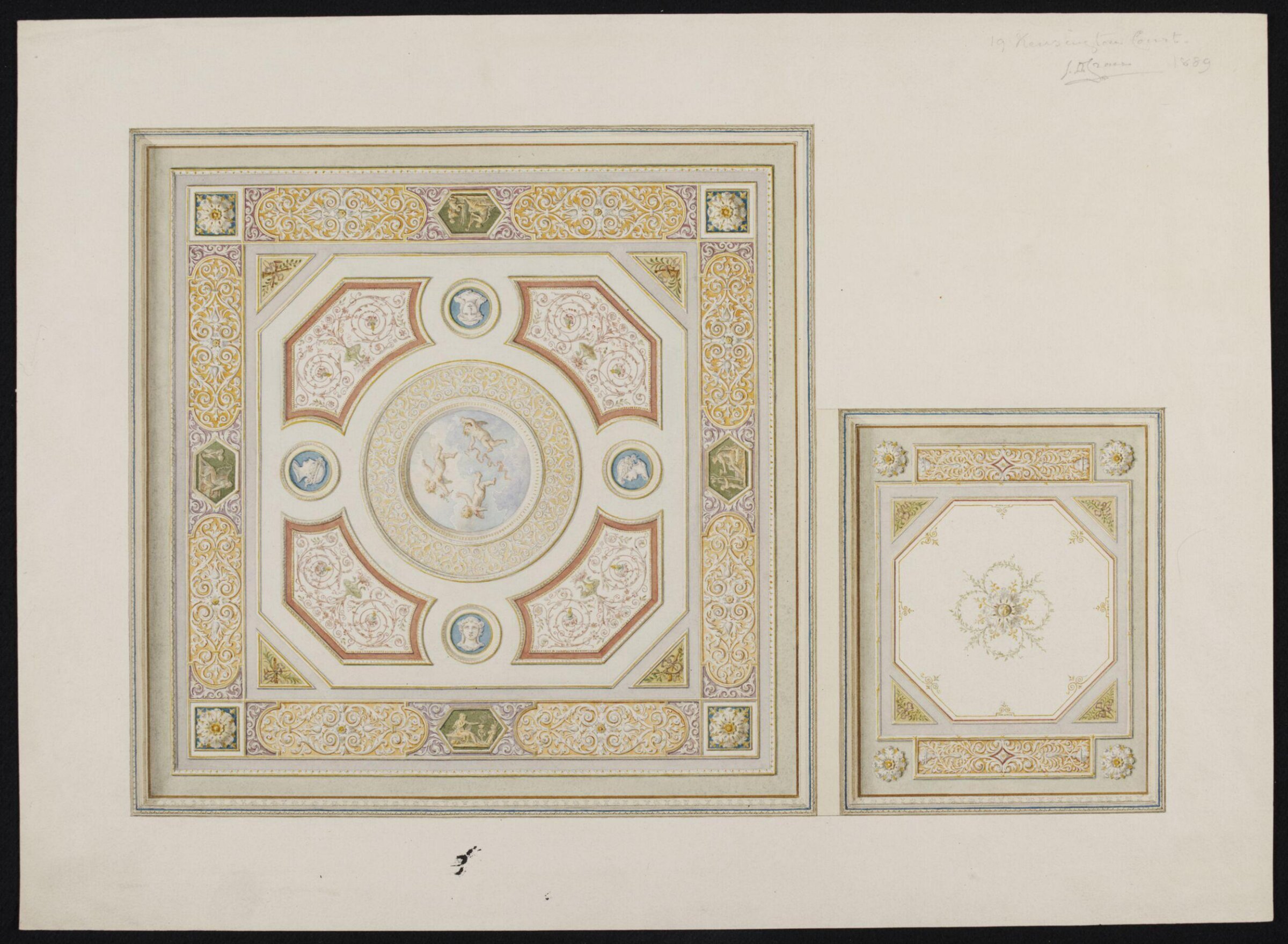 19 Kensington Court, London, John Dibblee Crace, ca. 1860-1900