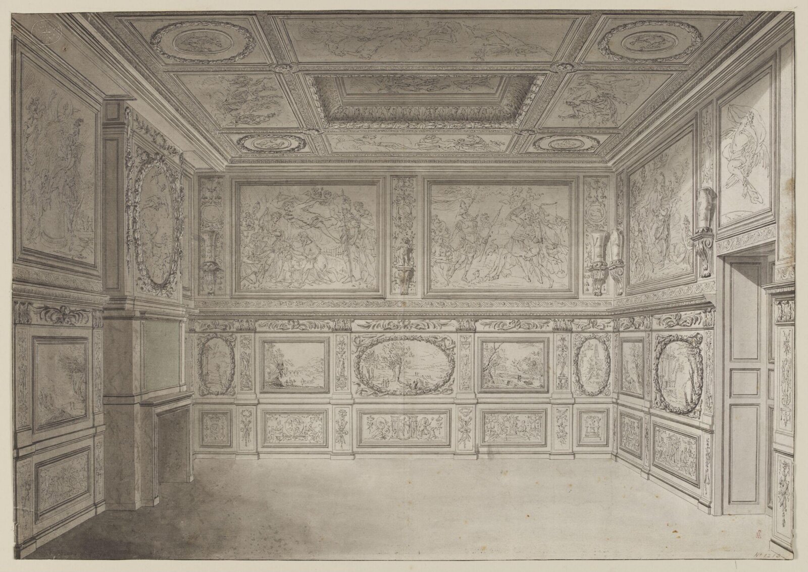 Drawing, Bernard Picart, 17th century