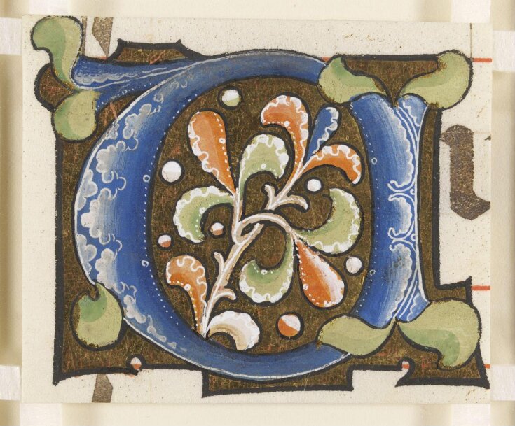 Decorated initial from the Murano Gradual | V&A Explore The Collections