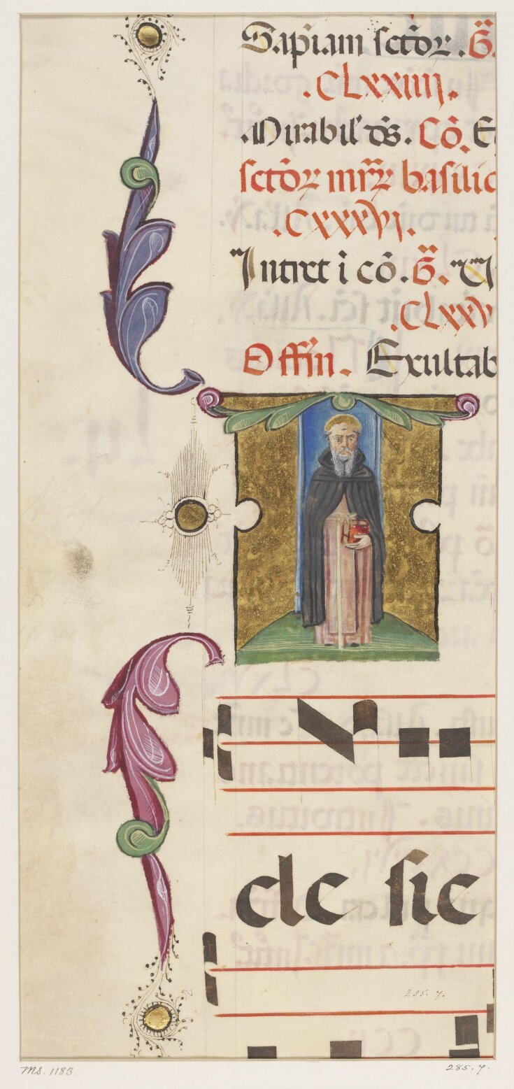 Cutting from a choirbook top image