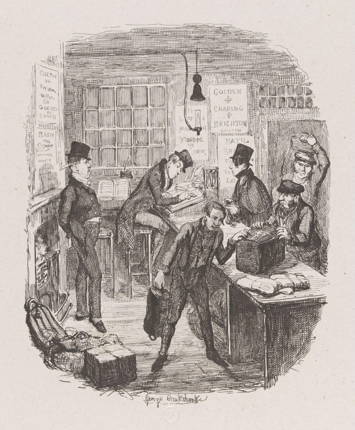 Cruikshank, George, Early Coaches